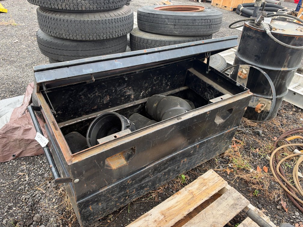 Metal Toolbox With Heavy Duty Plastic Fittings