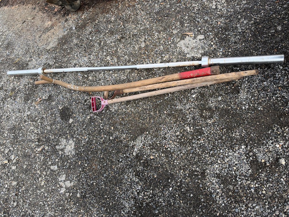 Barbell, Shovel Ends