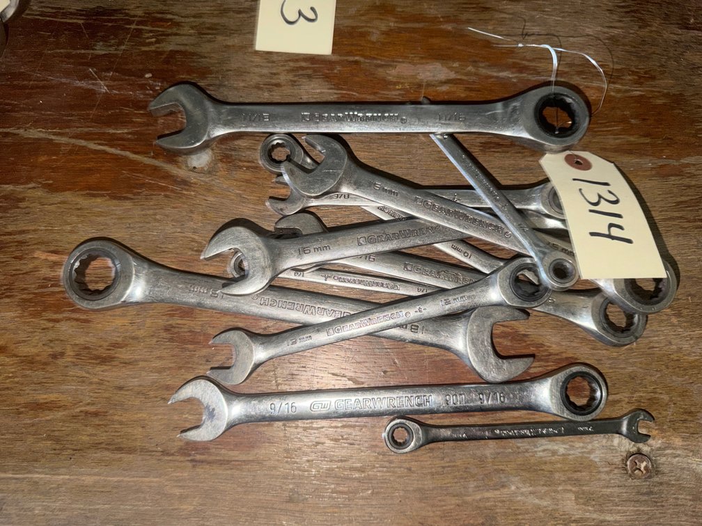 Gearwrench Metric Ratcheting Wrenches