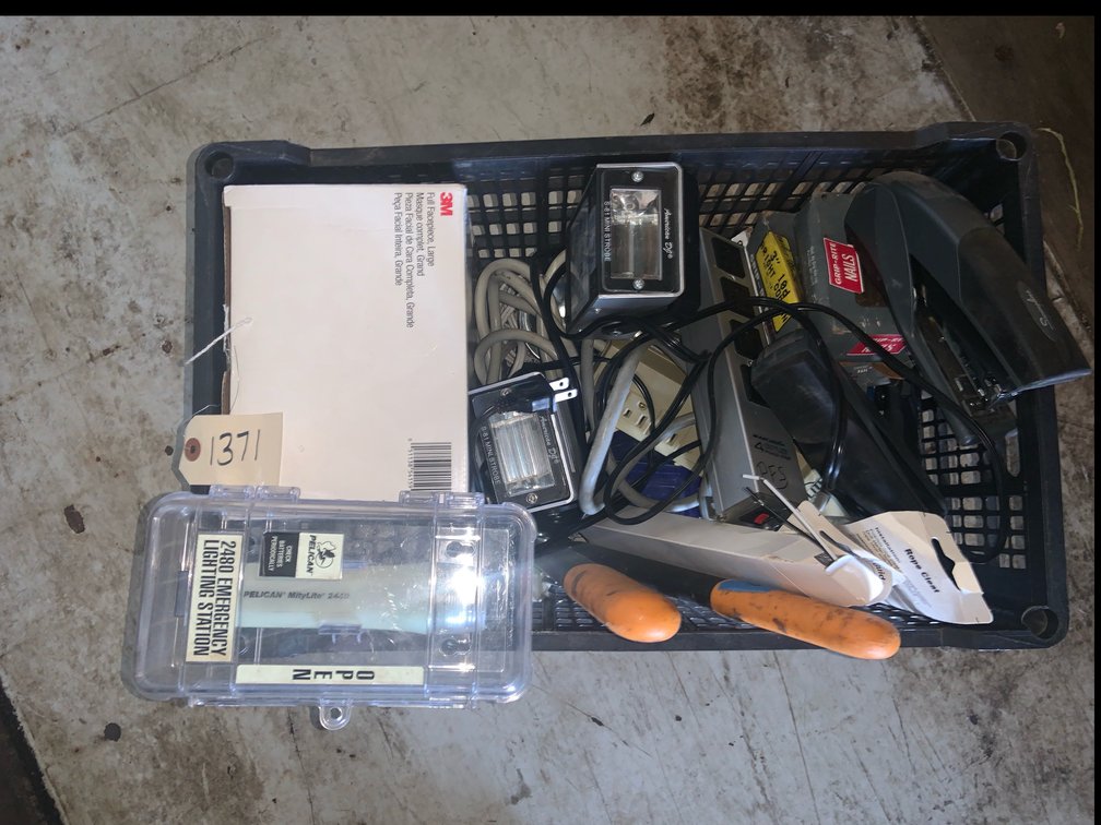 Face Mask, Nails, Surge Protector, Staplers