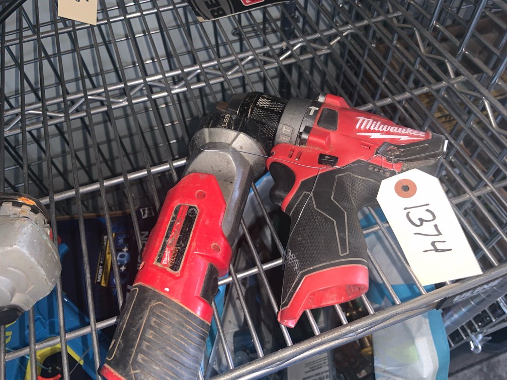 Milwaukee 1/2” Hammer Drill, Milwaukee Work Light