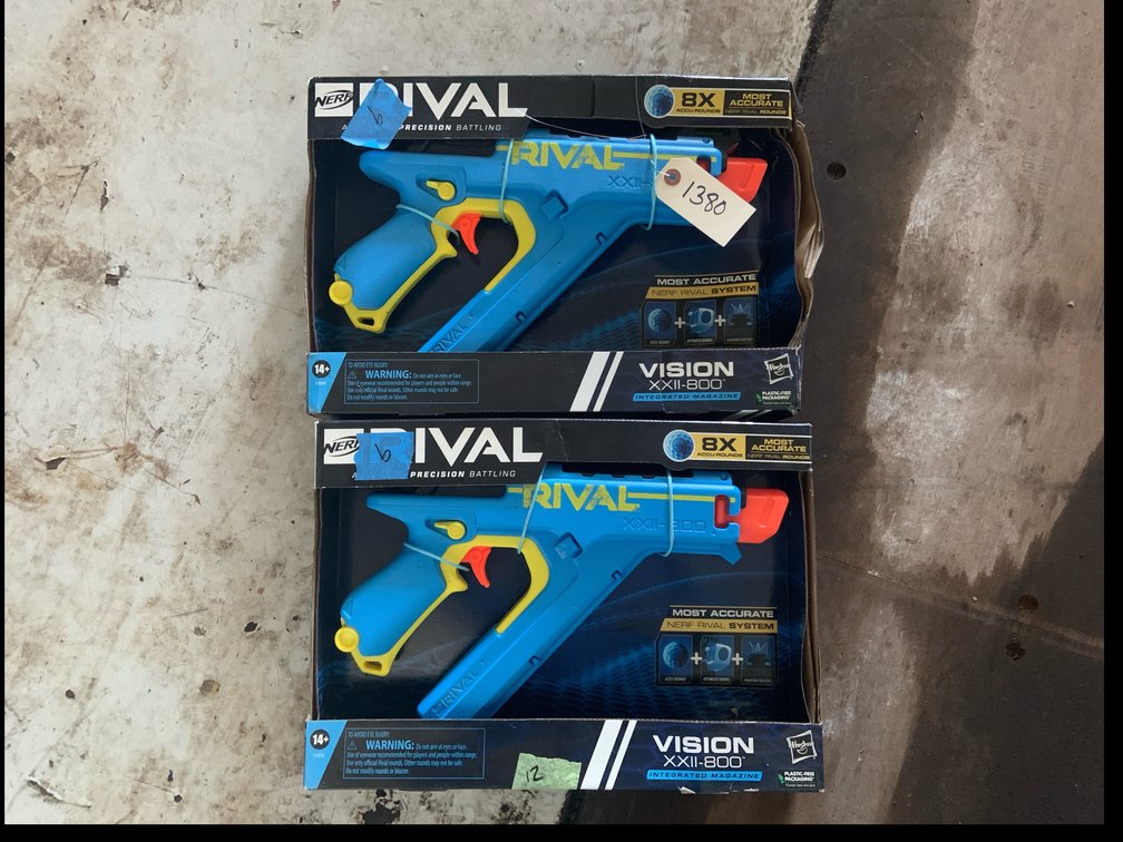 (2) Nerf Rival Blasters