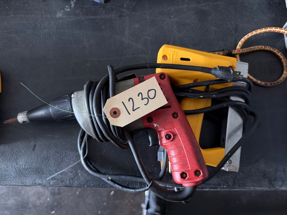 Milwaukee Electric Drill & Electric Stapler