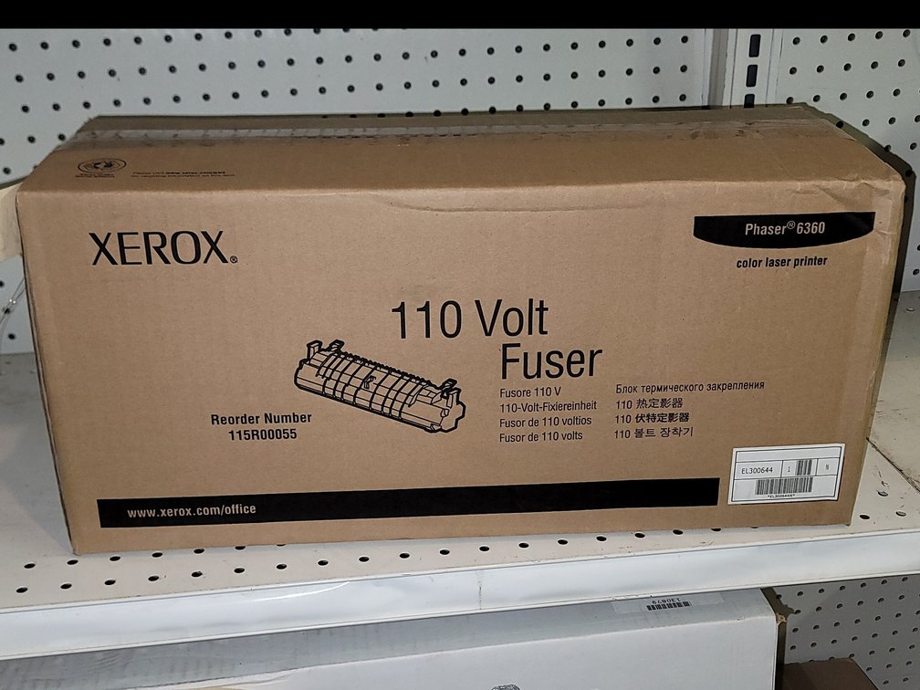 (2)  Xerox 110 Volt Fuser
