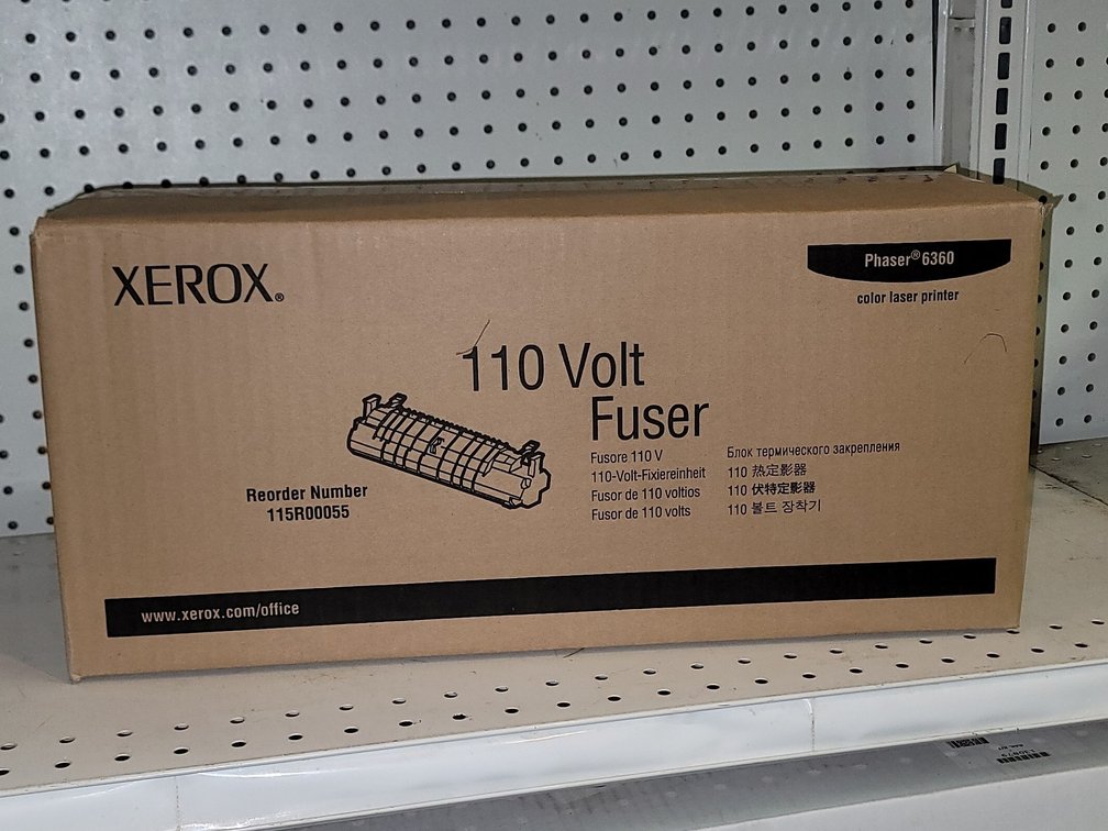(2)  Xerox 110 Volt Fuser