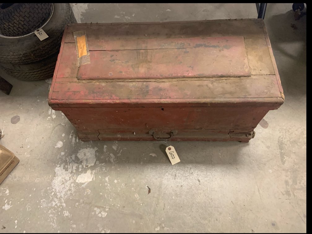 Wooden Tool Box With Drill Bits
