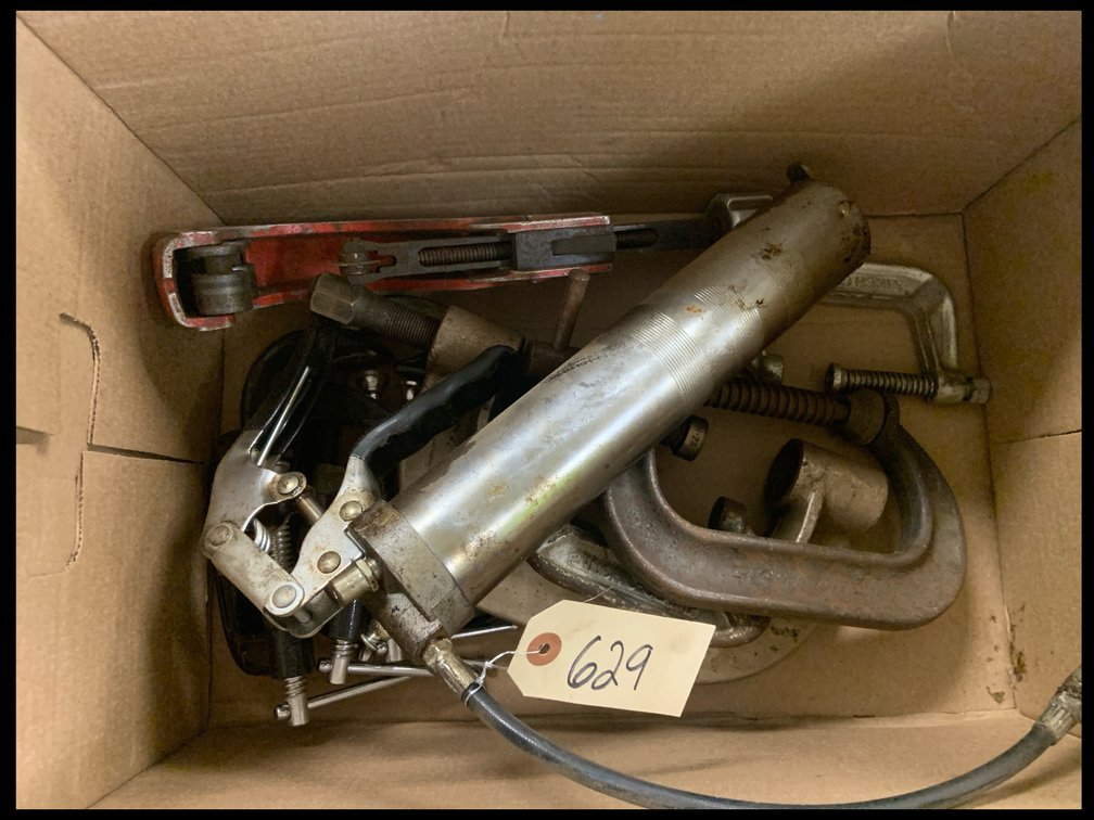 C-Clamps, Pipe Cutter, Grease Pump