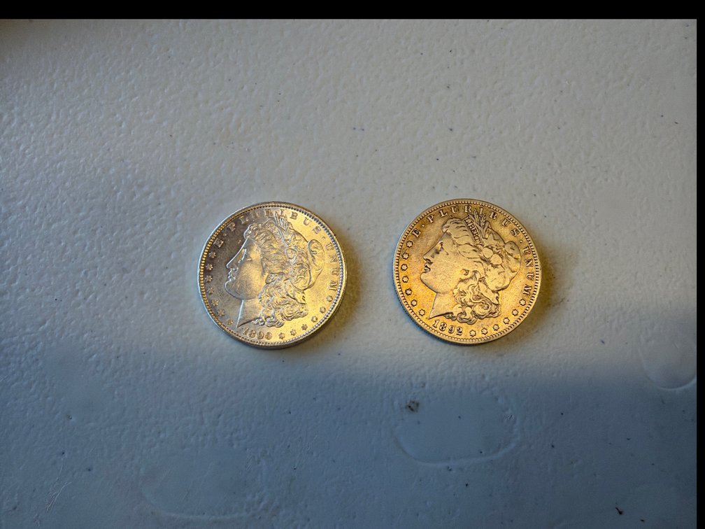 1892-1890 1$ Coins