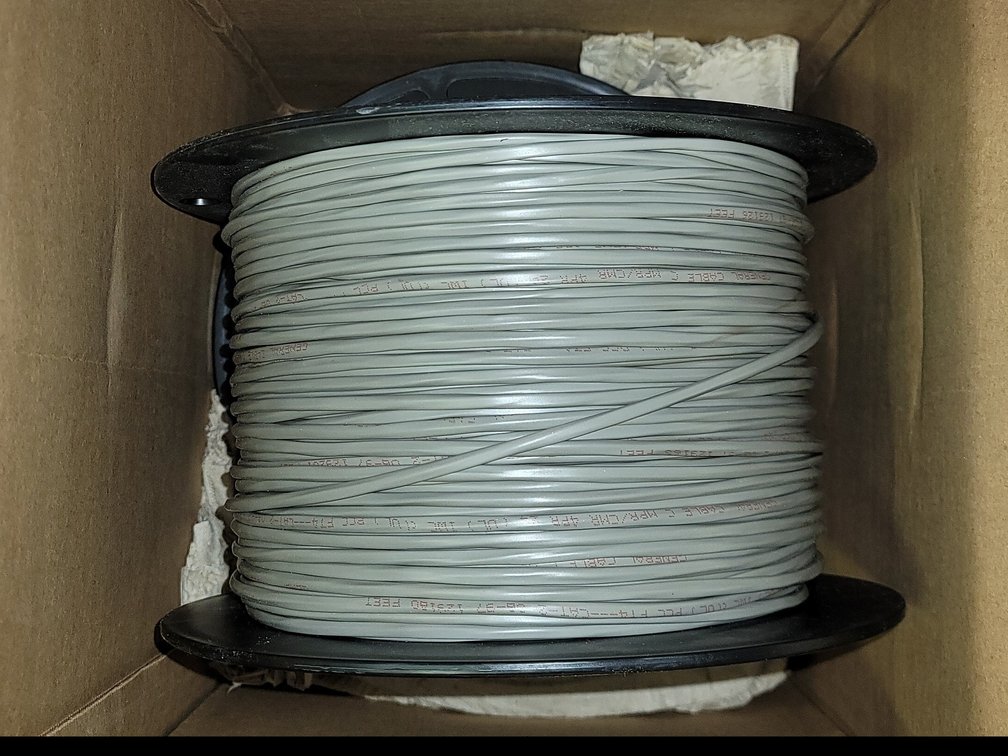 (4) Spools of Communication Wire