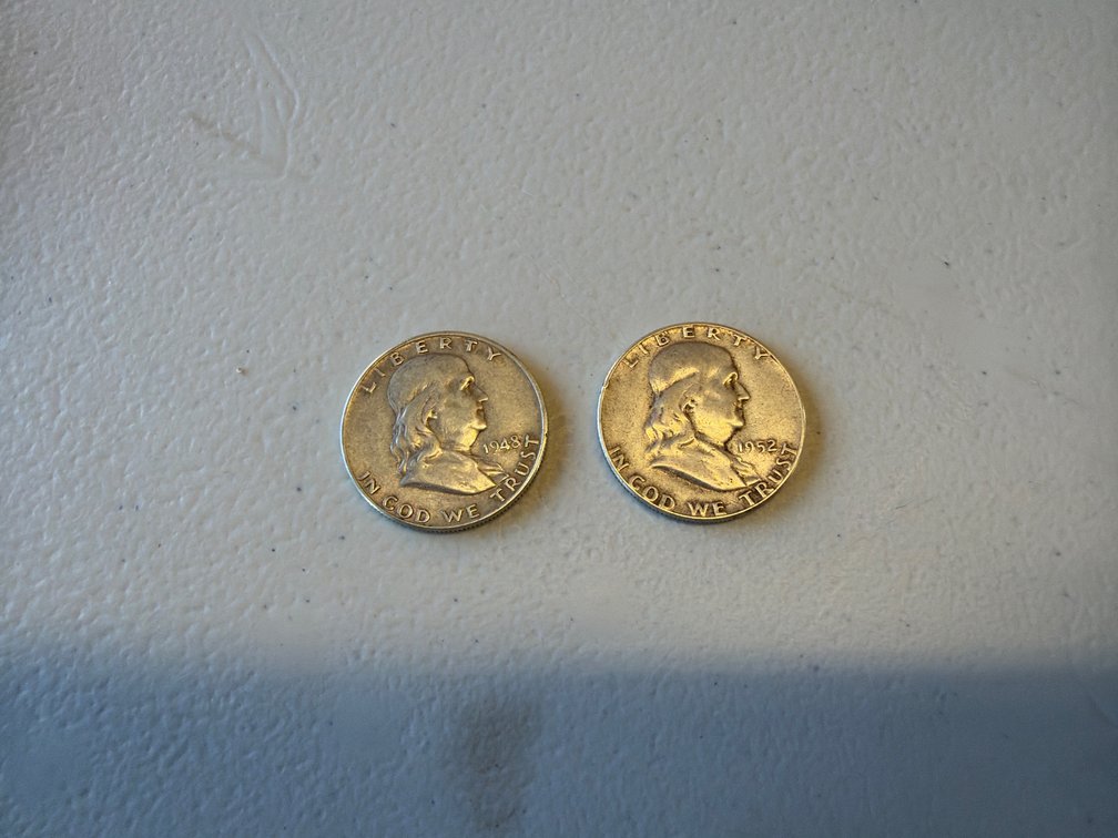 1948 & 1952 Half Dollars