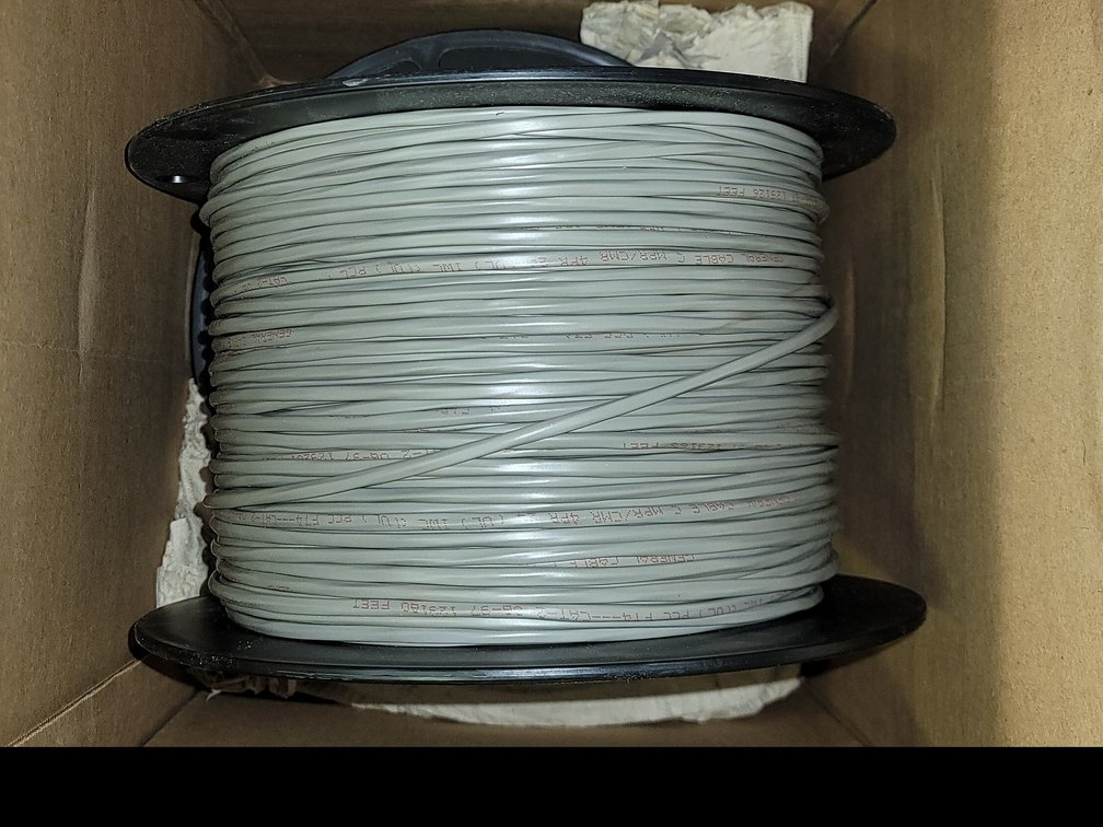 (4) Spools of Communication Wire