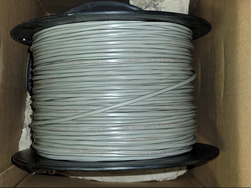 (4) Spools of Communication Wire