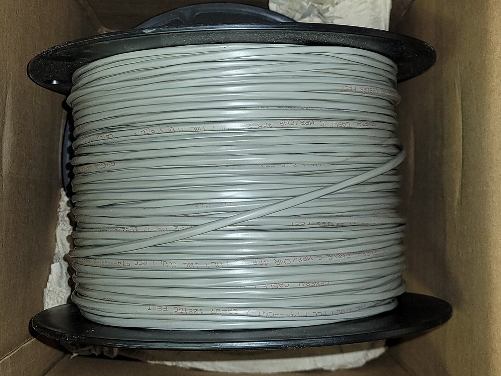 (4) Spools of Communication Wire