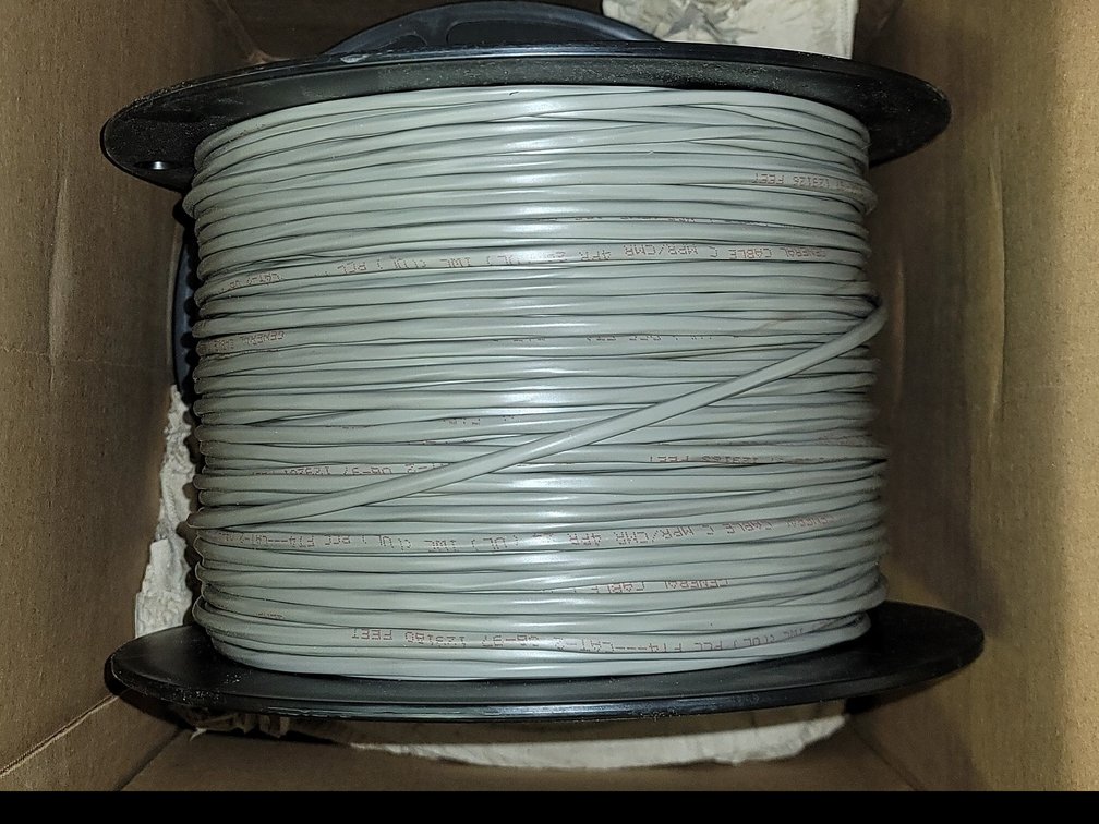 (4) Spools of Communication Wire