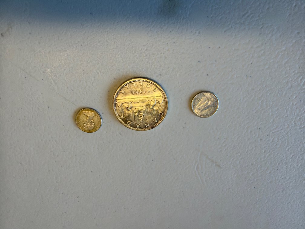 Canadian 1966 Dollar, 1963 & 1968 Dime