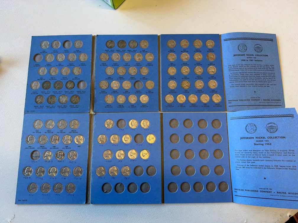 Jefferson Nickel Collection Books