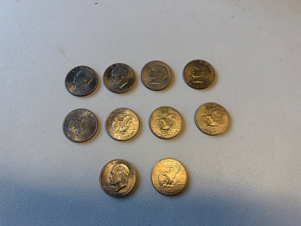 (10) 1$ Coins
