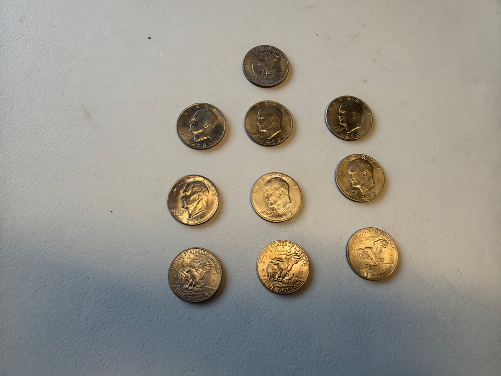 (10) 1$ Liberty Coins