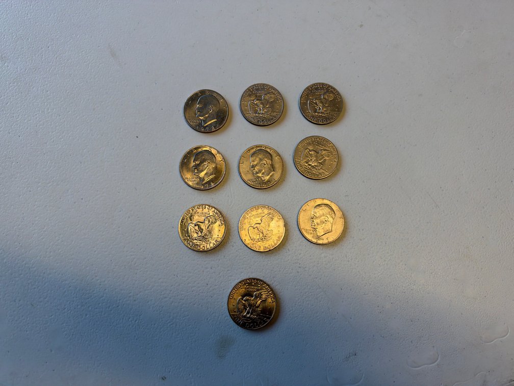 (10) 1$ Liberty Coins