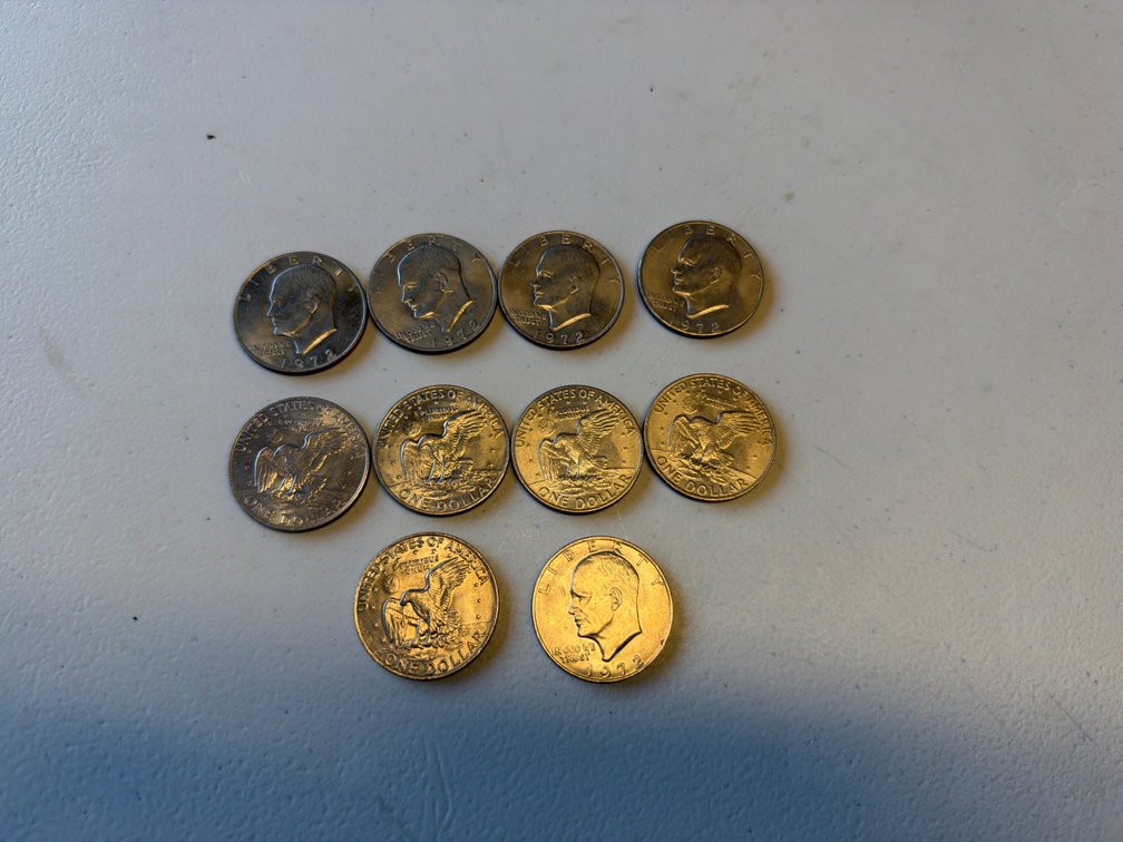 (10) 1$ Liberty Coins