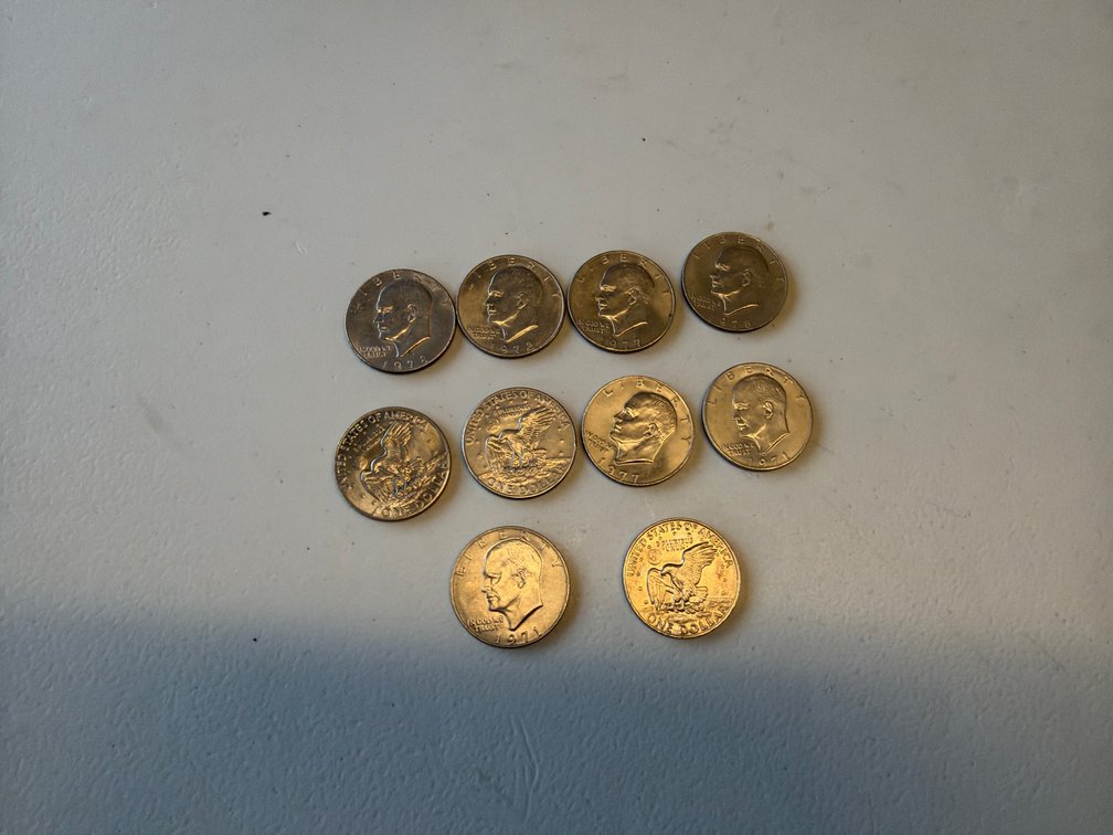 (10) 1$ Liberty Coins