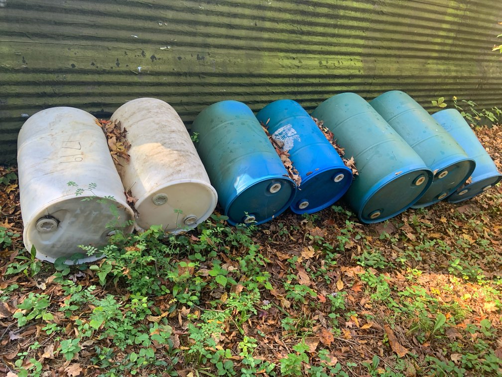 (7) Plastic Barrels
