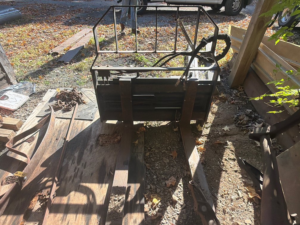Skid Steer Automatic Fork Plate