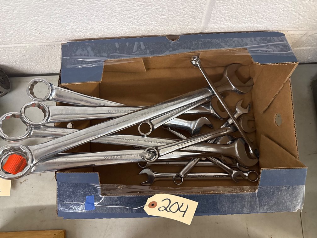 Box Of Combination Wrenches