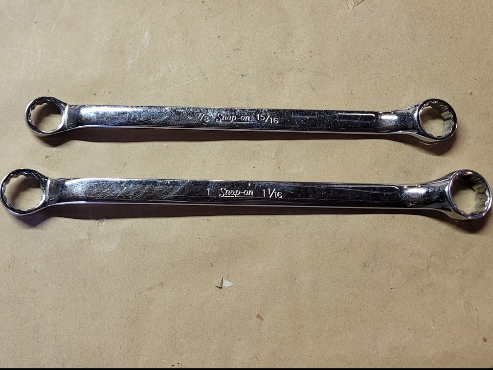 (2) Snap-On Offset Box-end Wrenches