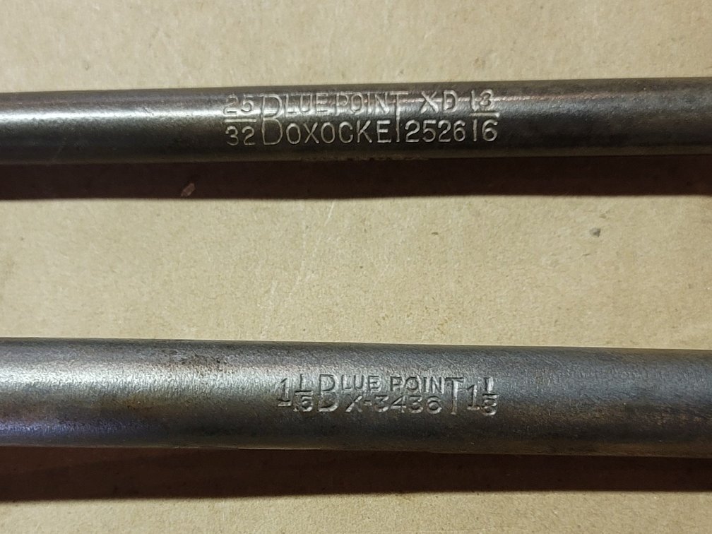 (2) Blue-Point Off-set Wrenches
