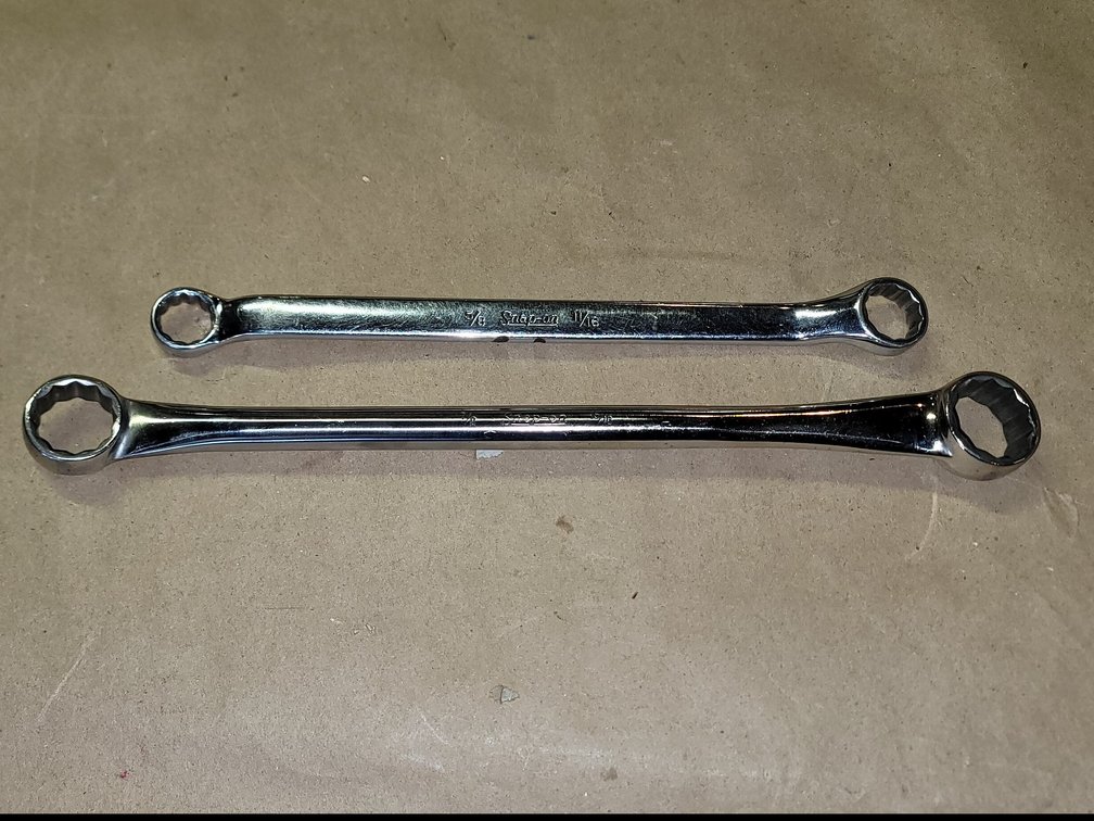 (2) Snap-On Off-set Double Box End Wrenches