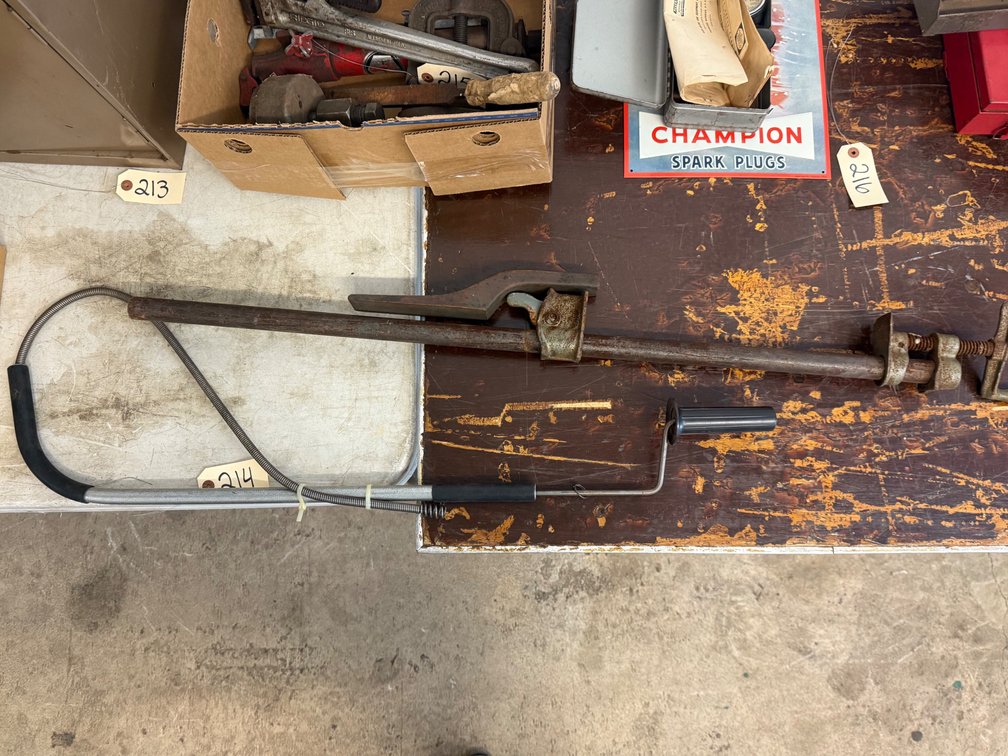 Mechanical Control Rod, Toilet Auger, And Auto Body Slapping File