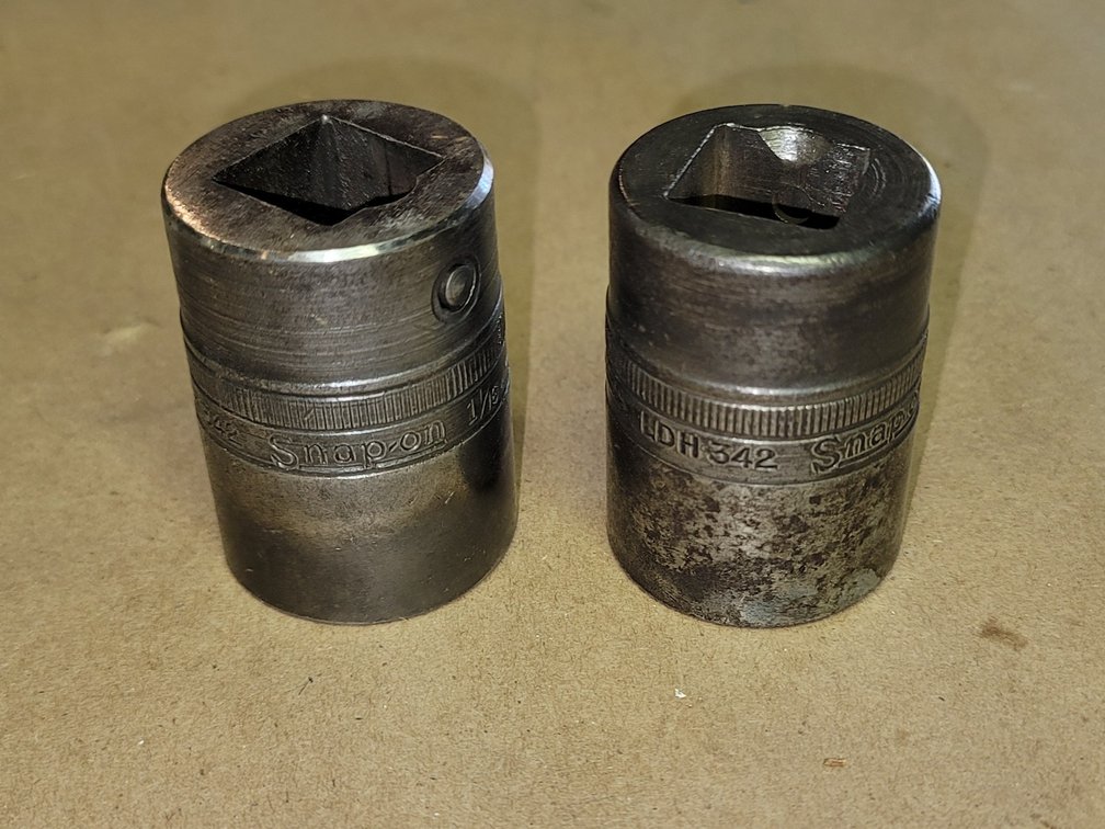 (2) Snap-On Heavy Duty Sockets