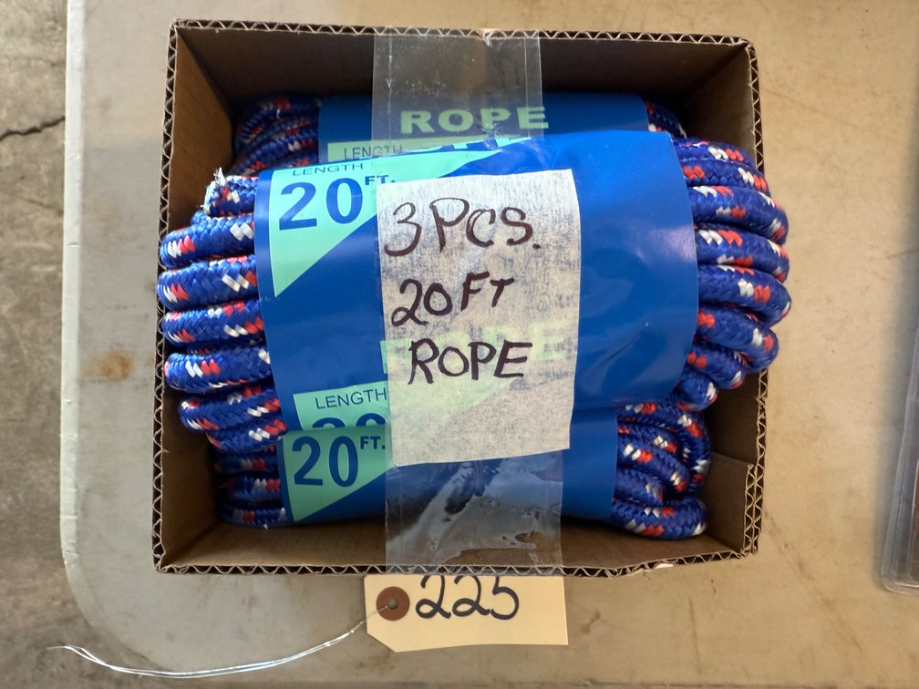 (3) 20 Ft Rope