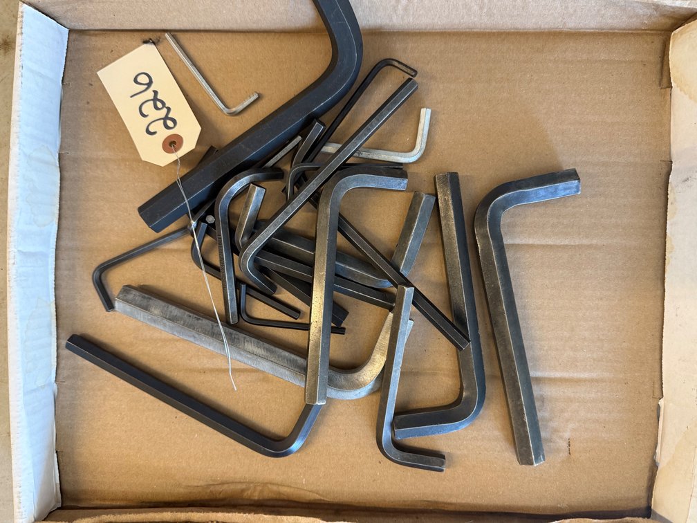 Box Of L-Shaped Allen Wrenches