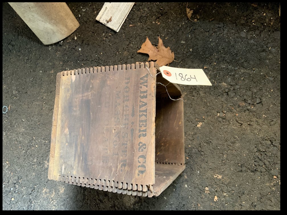 W.Baker Wooden Box