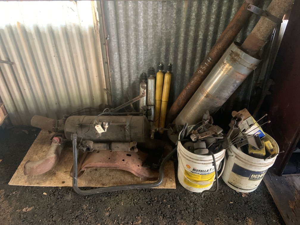 Air Tank, Cross Members, Drive Shaft, Muffler, Shocks