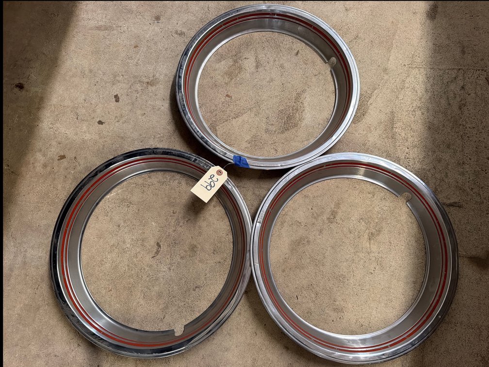 (3) Wheel Trim Beauty Rings