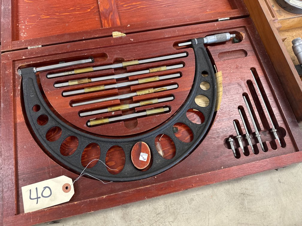 Brown & Sharpe No. 57 Micrometer Caliper Set