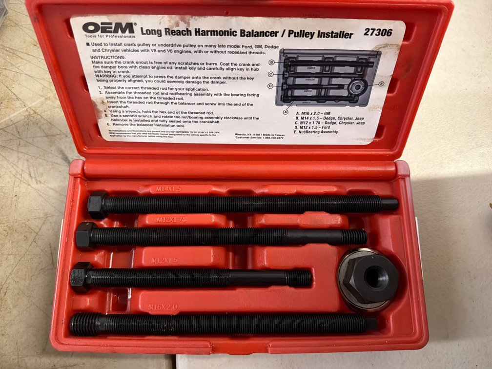 OEM Long Reach Harmonic Balancer/Pulley Installer