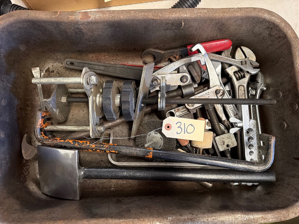 Slide Valve Piston, Wrenches, Spoon Dolly