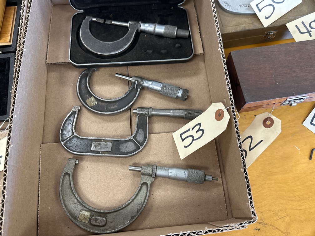 (3) Assorted Outside Micrometers
