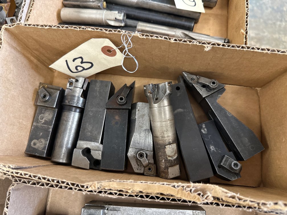 (9) Assorted Indexable Lathe Tool Holders