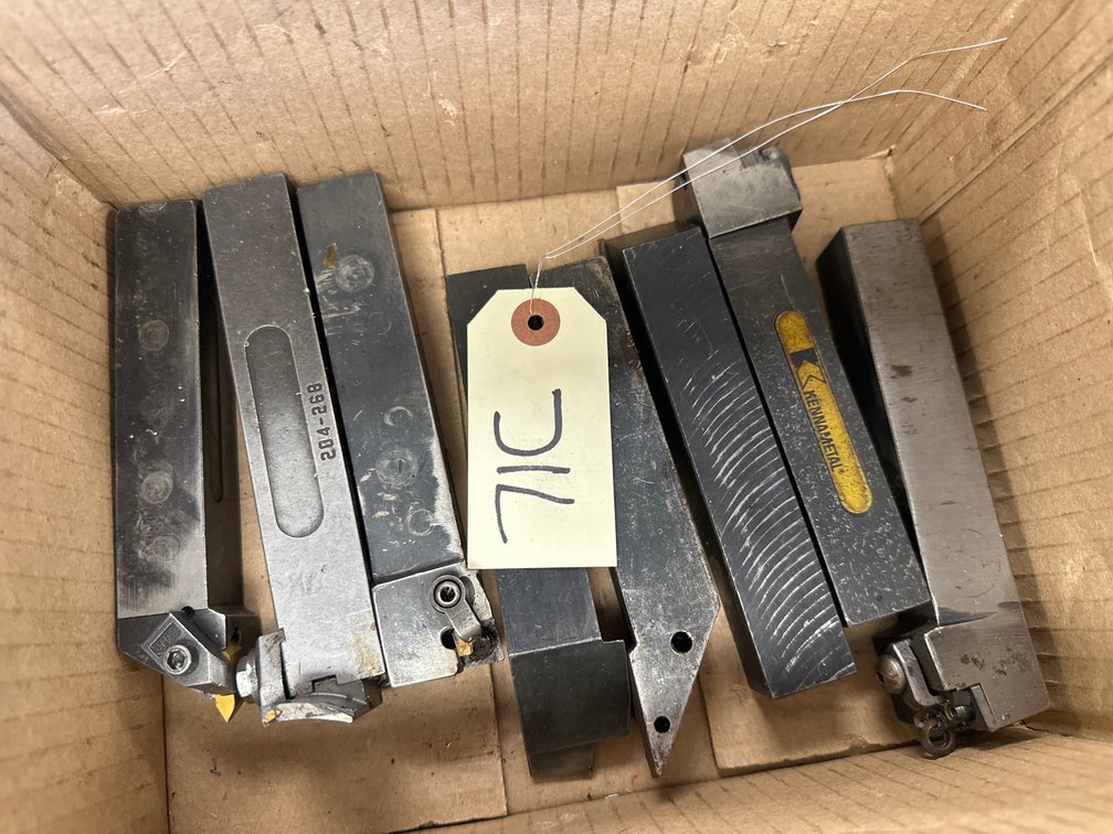 (9) Assorted Indexable Lathe Tool Holders