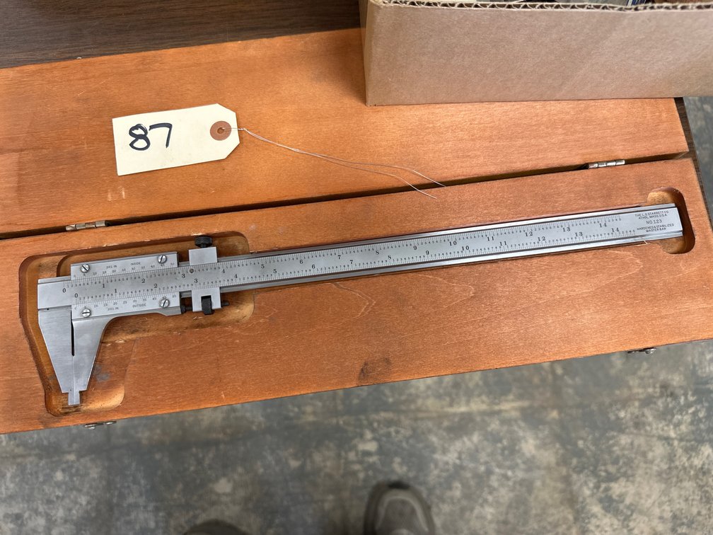 Starrett No. 123 14” Vernier Caliper