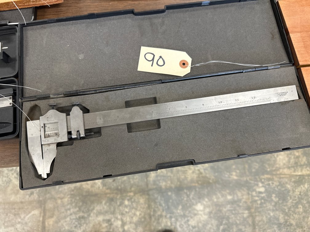 Starrett No. 123 14” Vernier Caliper