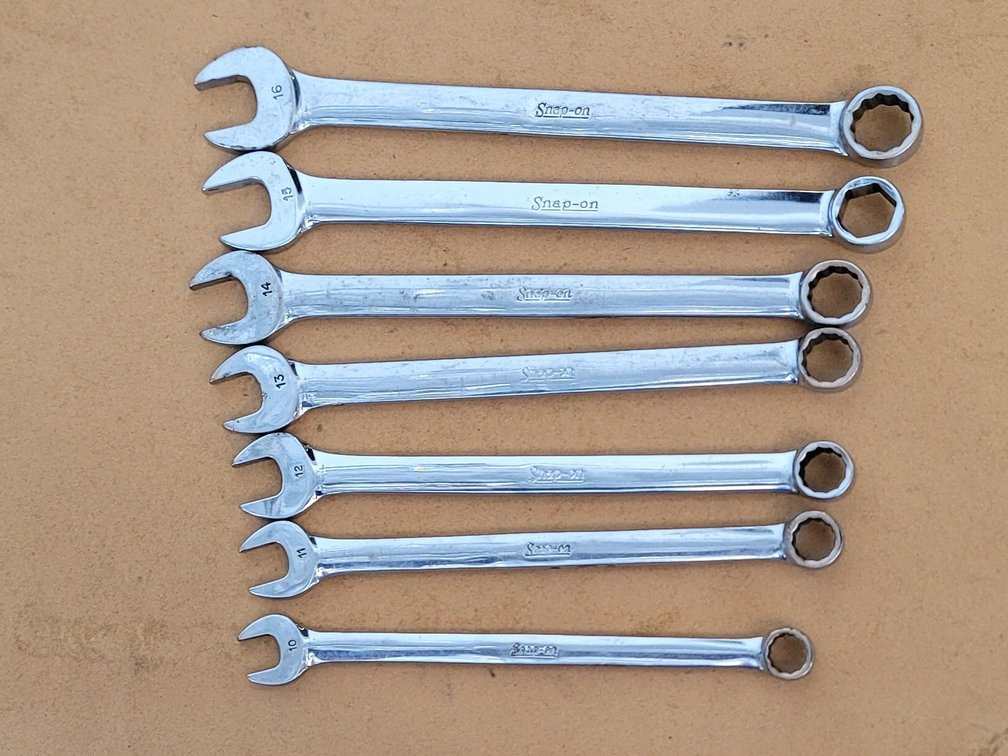 (7) Snap-On Combination Wrenches