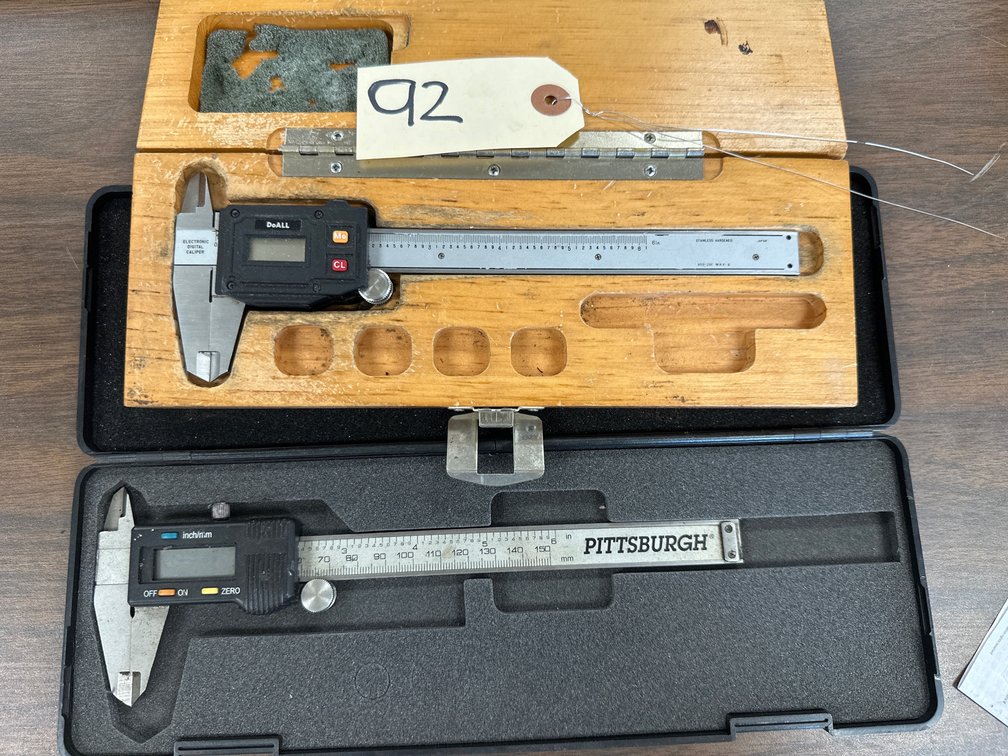 (2) Assorted Digital Calipers