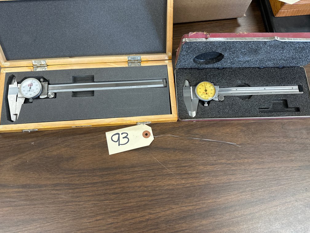 (2) Assorted Dial Calipers