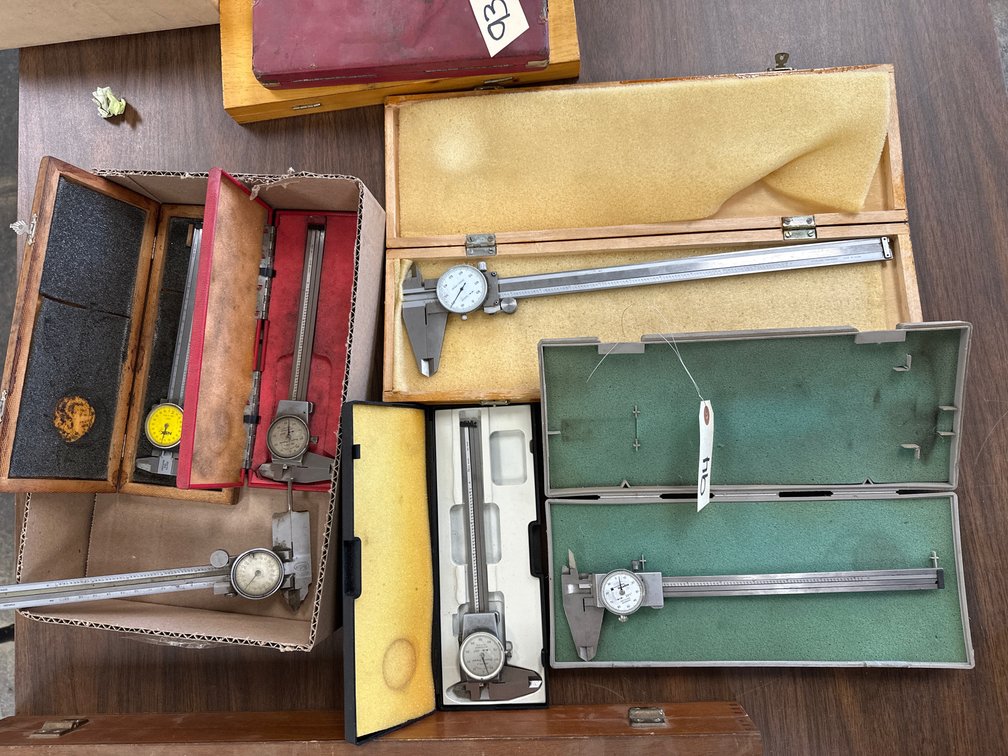 (6) Assorted Dial Calipers